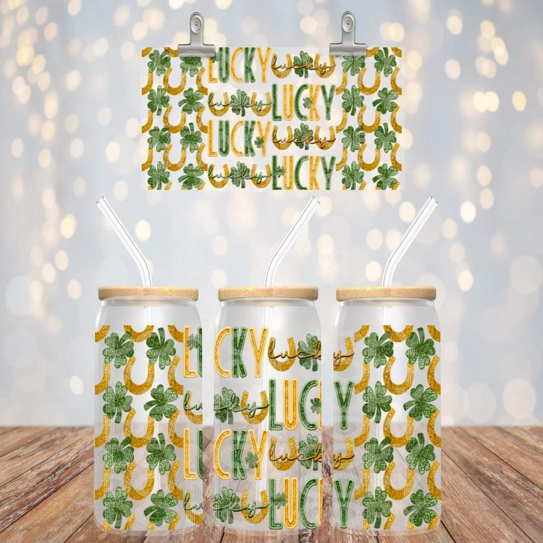Lucky - UV dtf wrap 16oz libbey : TED