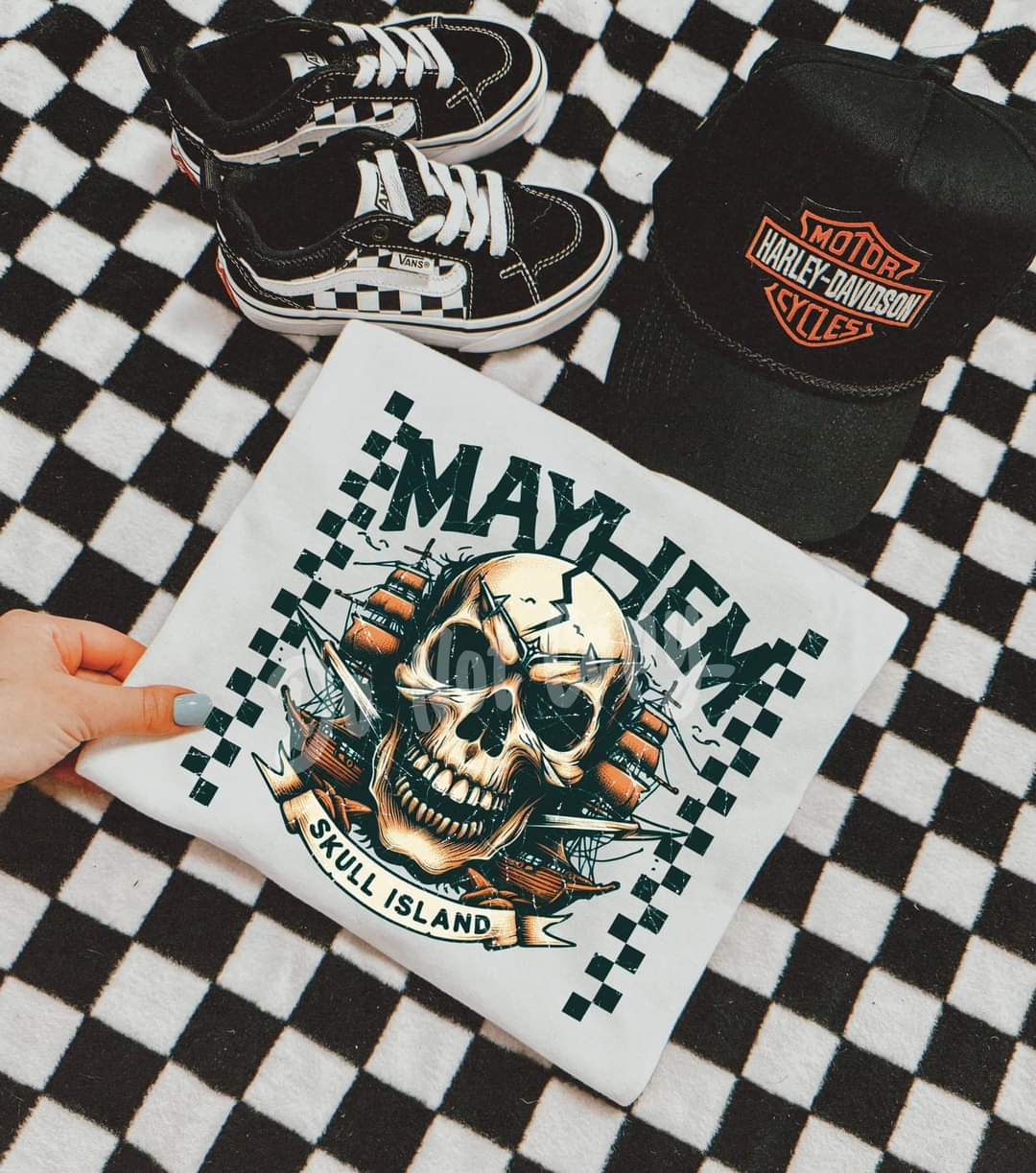 Mayhem skull Island skellie - DTF TRANSFER (RTD)