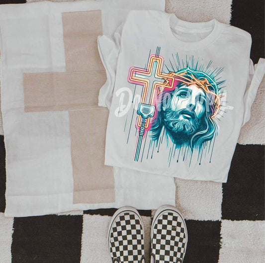 Neon Jesus - DTF TRANSFER (RTD)