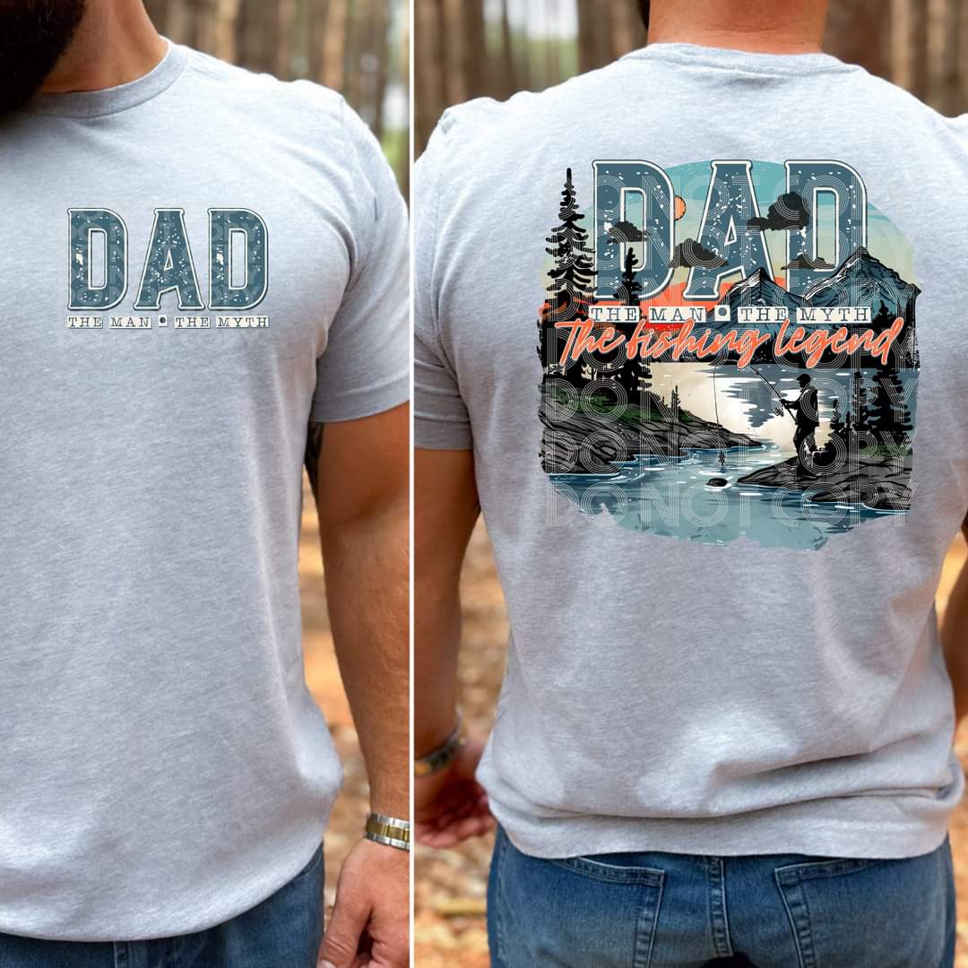 Dad fishing legend - DTF TRANSFER (TED)