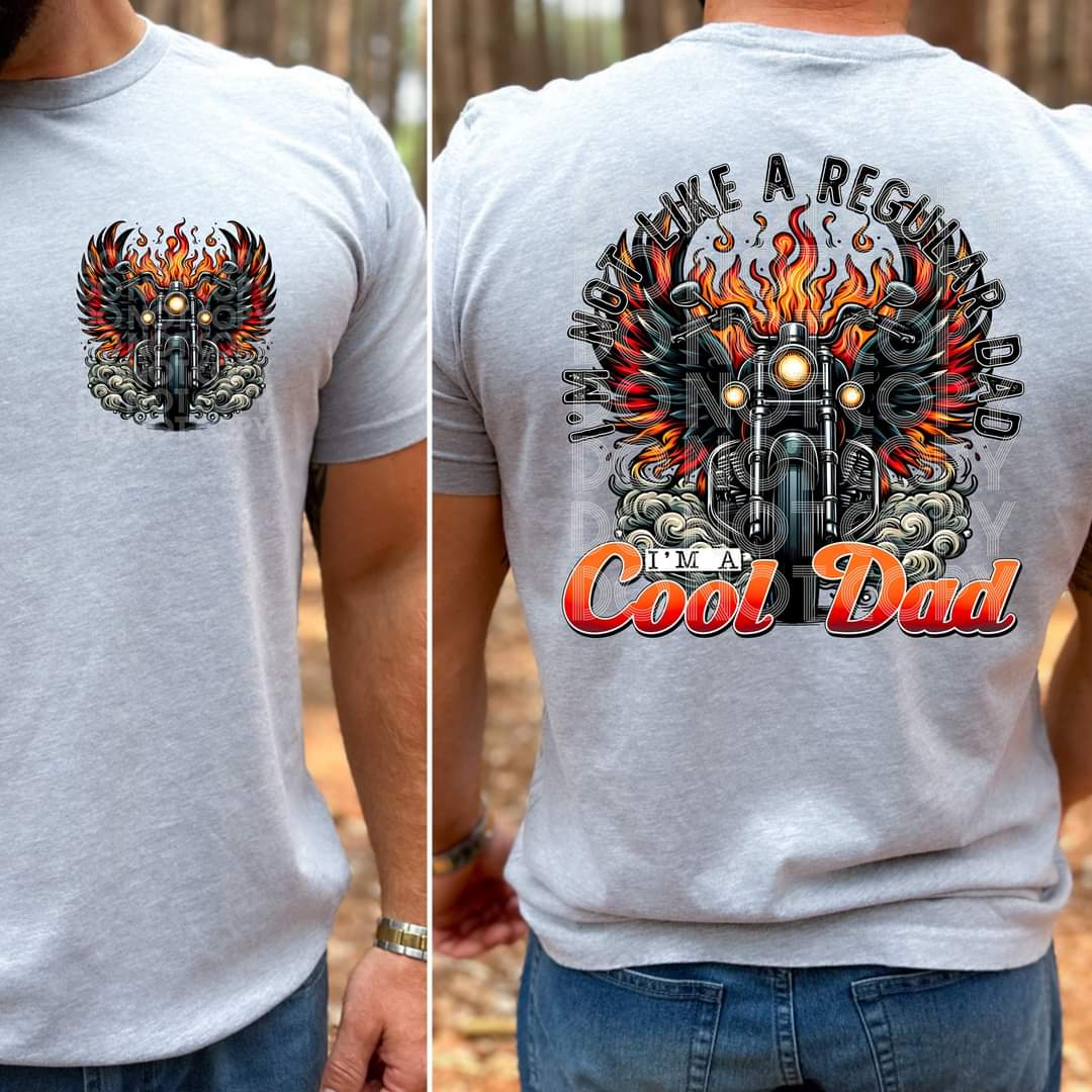 I'm not a regular Dad motorcycle - DTF TRANSFER (TED)