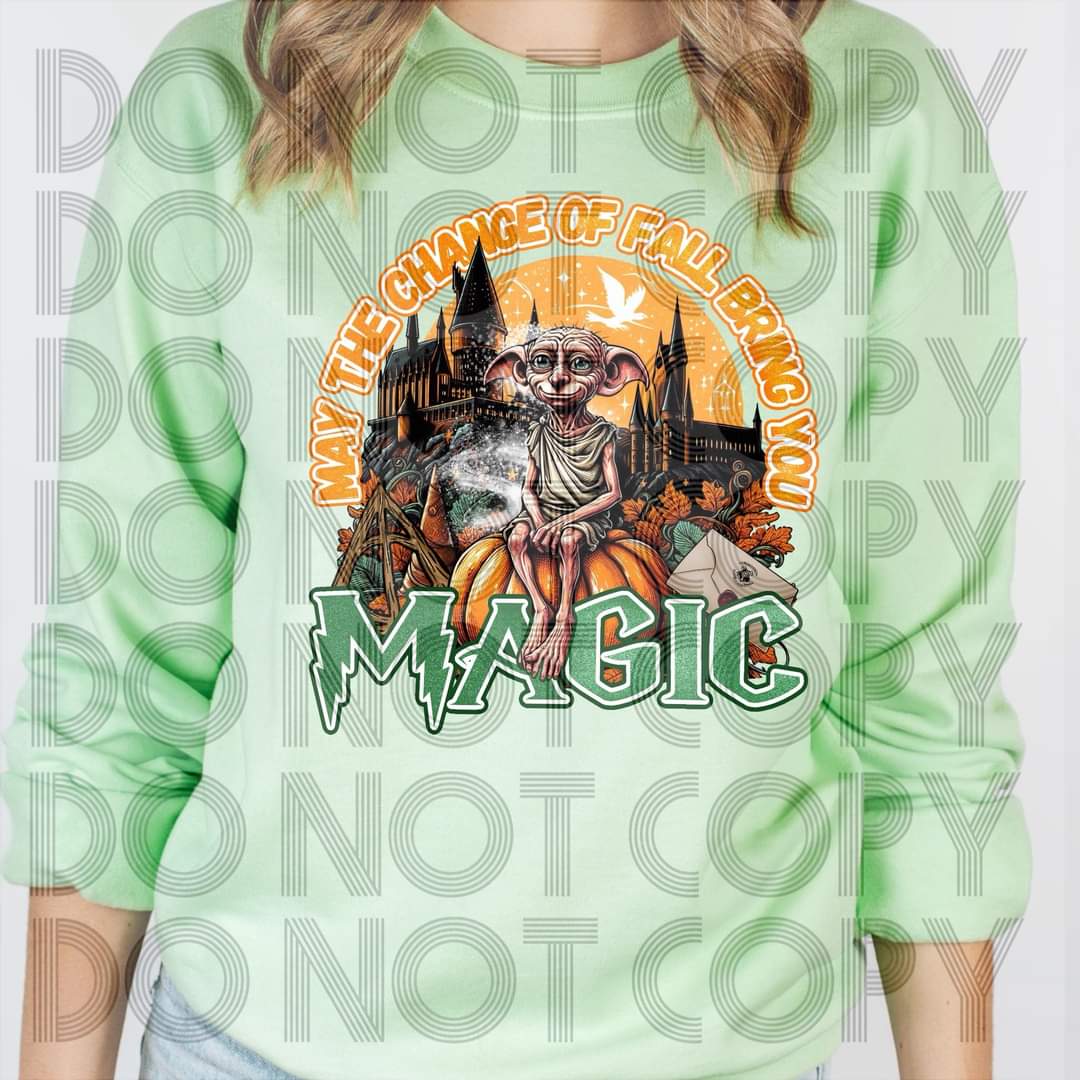 May the change of fall bring you Magic HP - DTF TRANSFER (Falloween Collab) RHD/CST