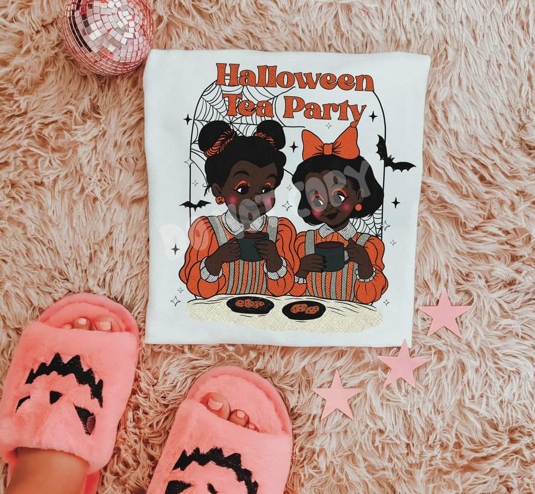 Halloween tea party #2 - DTF TRANSFER (Vintage Halloween Collab)