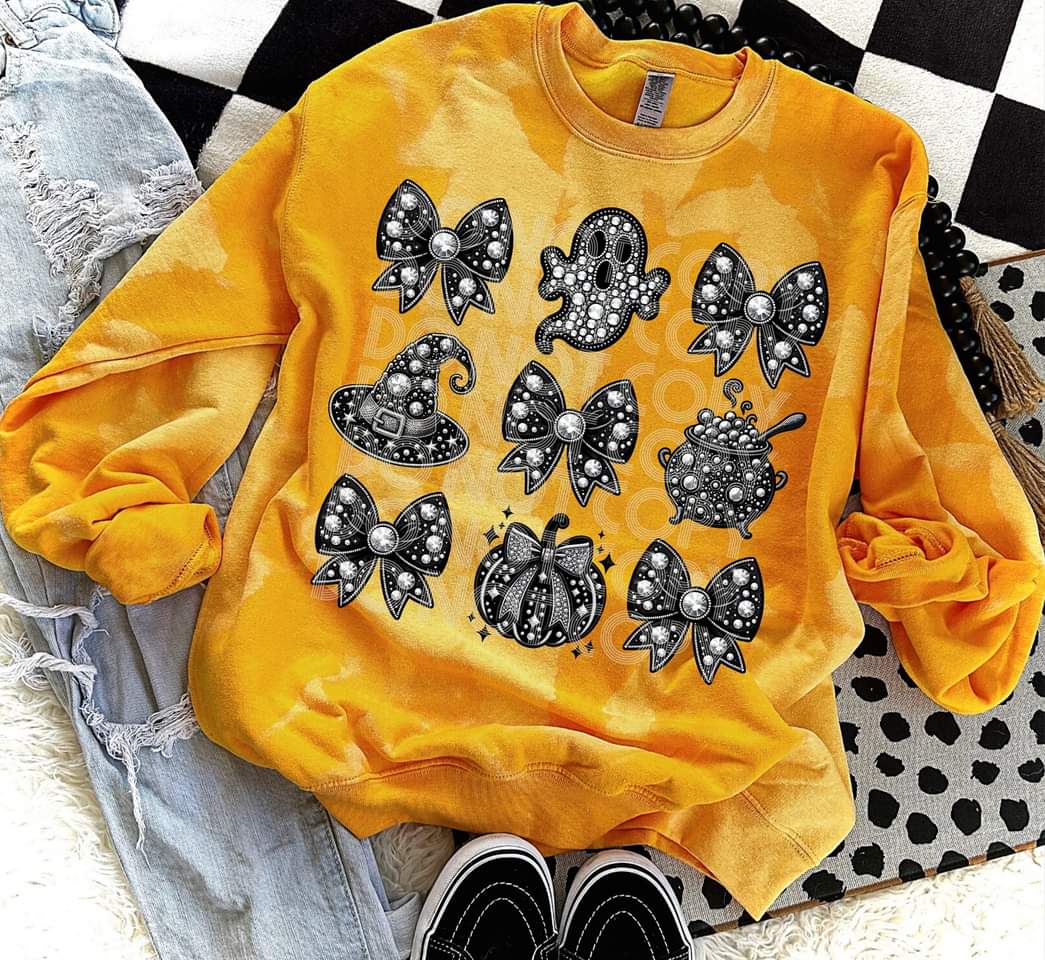 Halloween rhinestone grid - DTF TRANSFER (DDV)