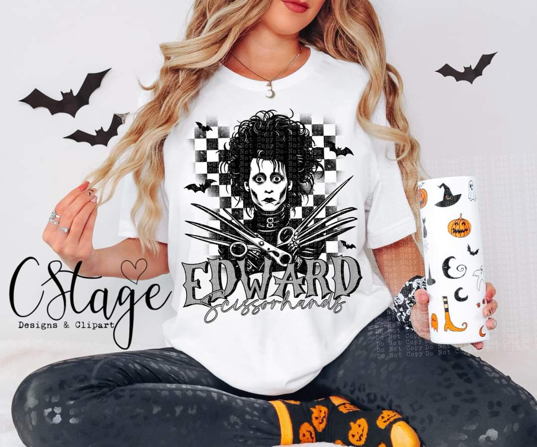 Edward Scissorhands - DTF TRANSFER (CSD)