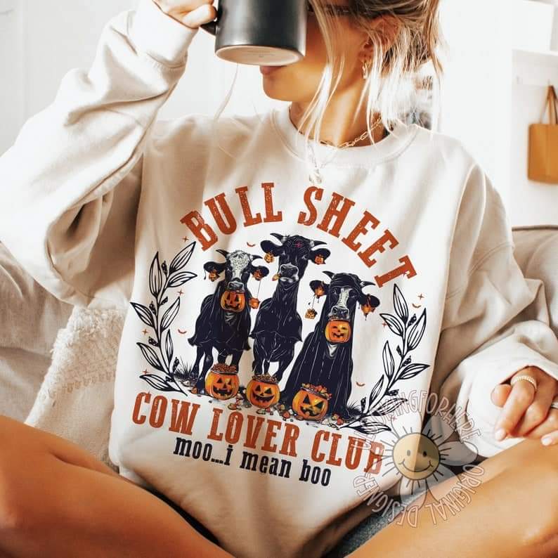 Bull sheet cow lover club - DTF TRANSFER (ULF)