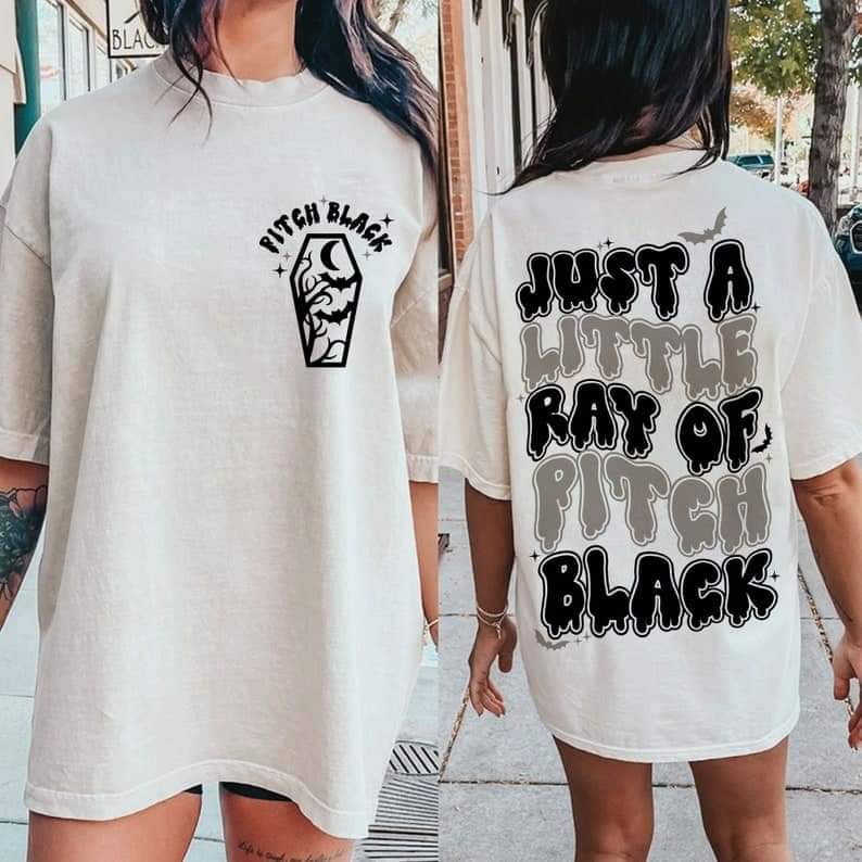 Just a little ray of pitch black - DTF TRANSFER (ULF)