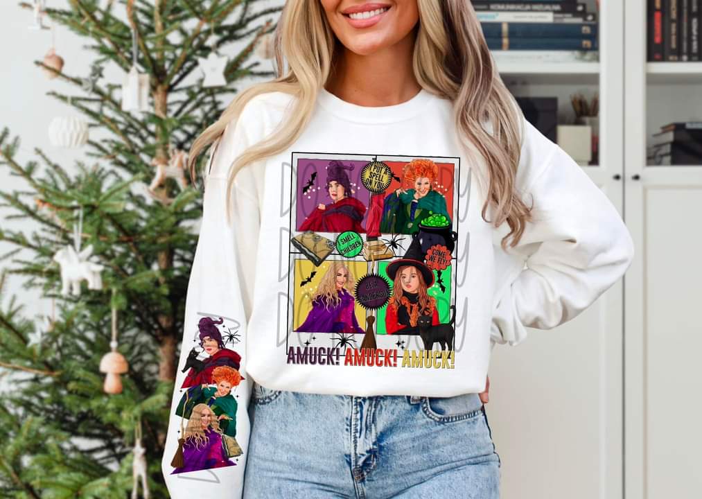 I smell children CHRISTMAS ๐ - DTF TRANSFER (Grinchy Pocus Collab FDC/DFDC)