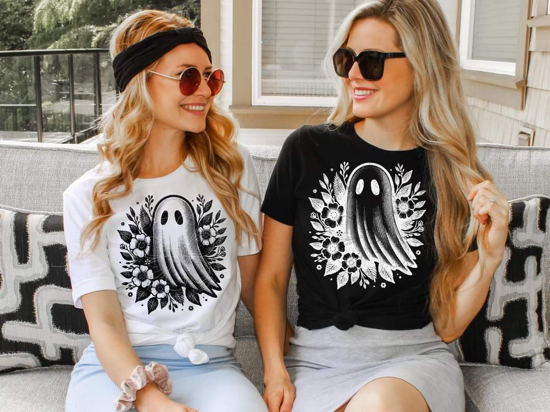 Floral ghost #2 - DTF TRANSFER (LDC A24)