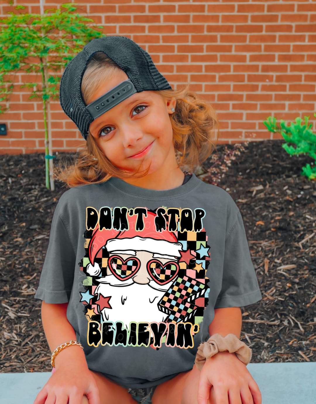 Santa don't stop believing #1 - DTF TRANSFER (LDC A24)