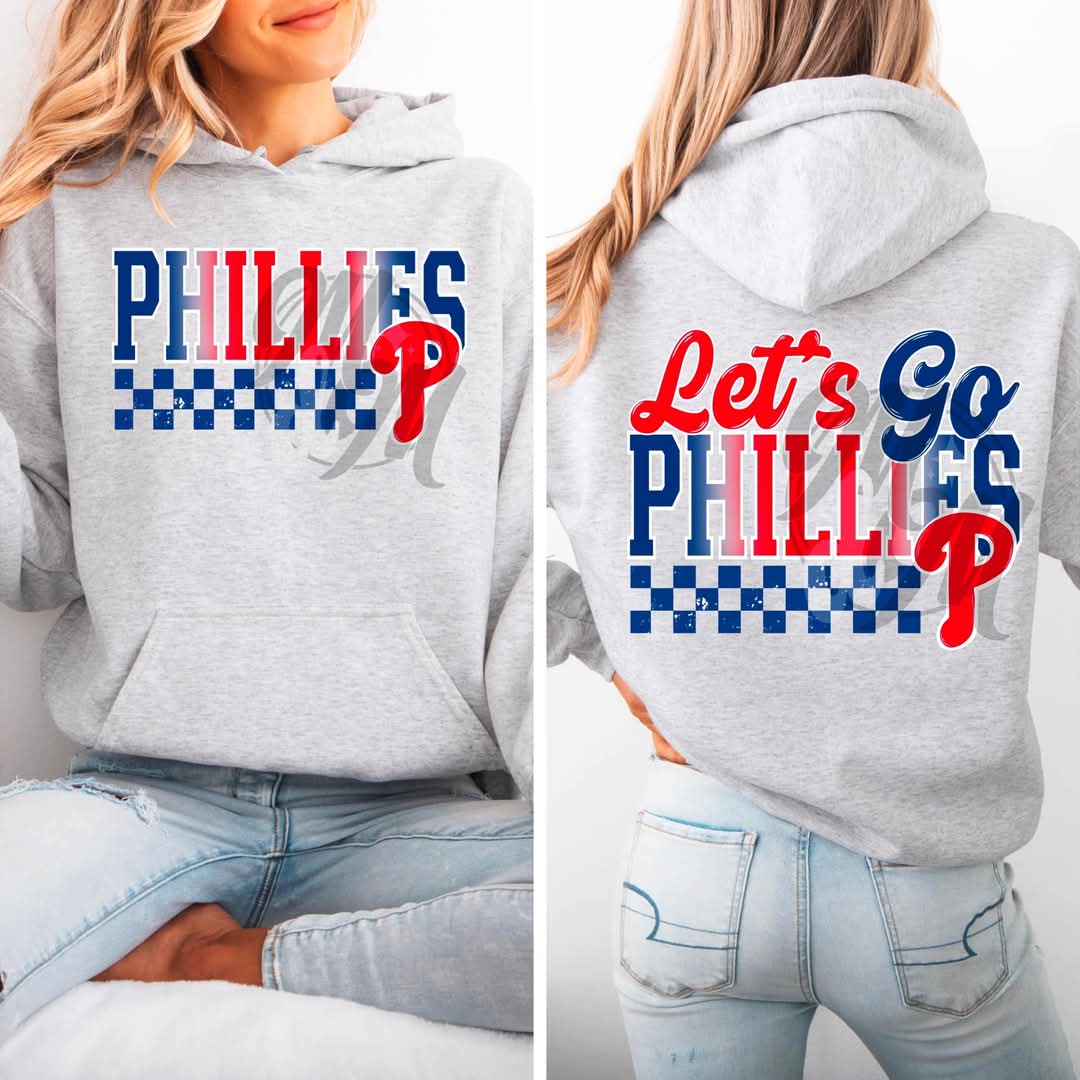 Phillies checkered - DTF TRANSFER (MMD/F25)