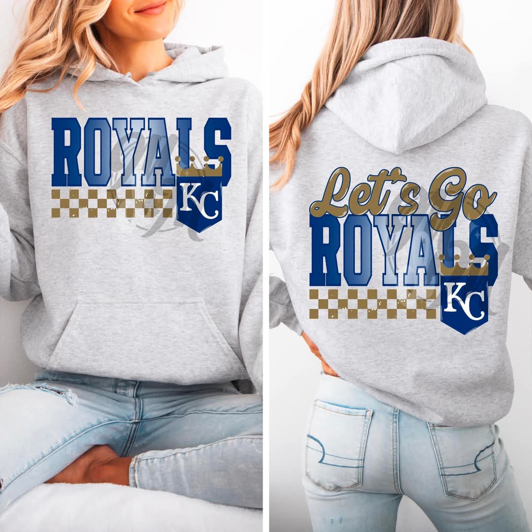 Royals checkered - DTF TRANSFER (MMD/F25)
