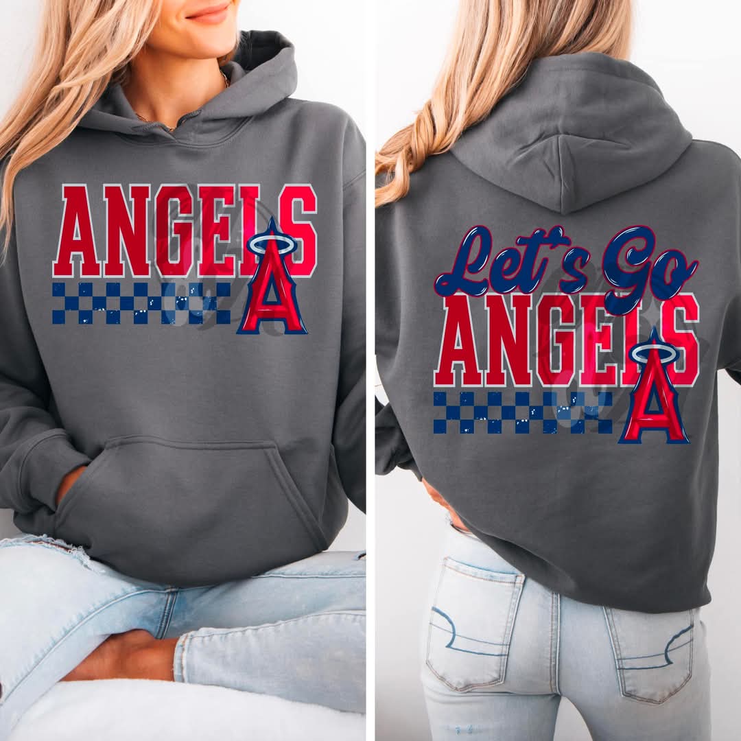 Angels floral letter - DTF TRANSFER (MMD/F25)