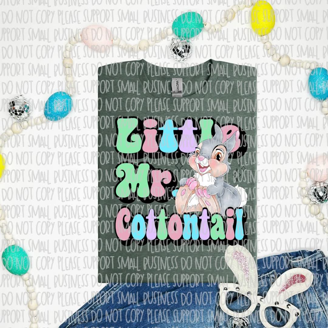 Little Mr Cottontail - DTF TRANSFER (T EASTER COLLAB BUNDLE)