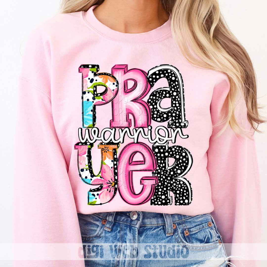 Prayer Warrior - DTF TRANSFER (DWS)