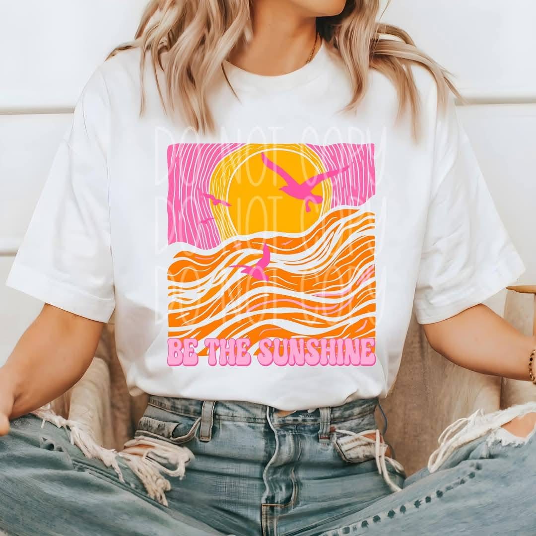 Be the sunshine abstract - DTF TRANSFER (PHDC MR25)