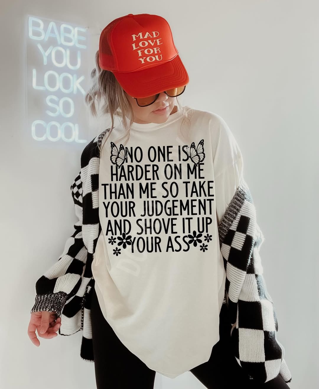 No one is harder on me than me - DTF TRANSFER (NSFW Snarky Collab RAAN/LDC)