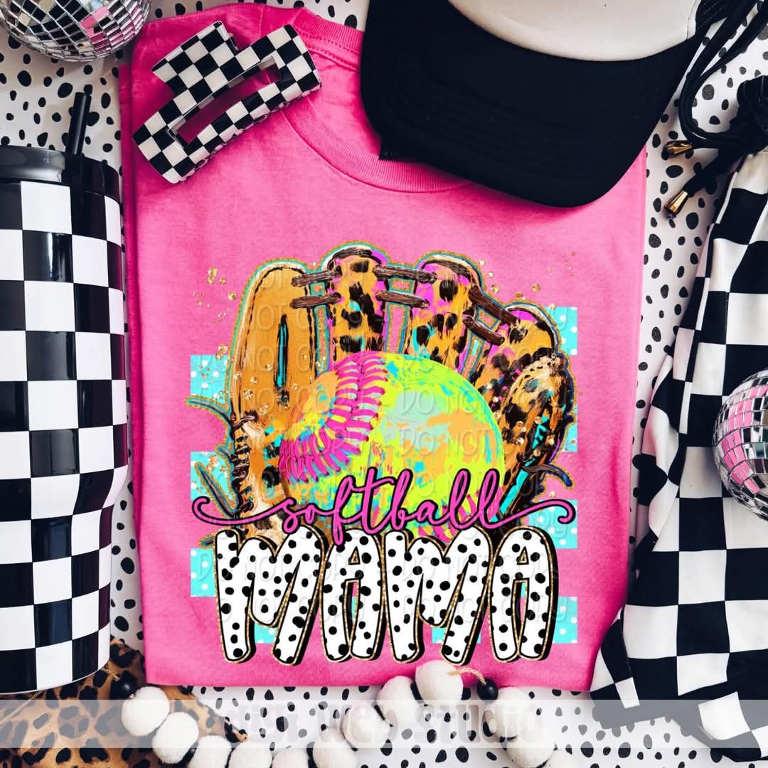 Softball Mama - DTF TRANSFER (DWS)