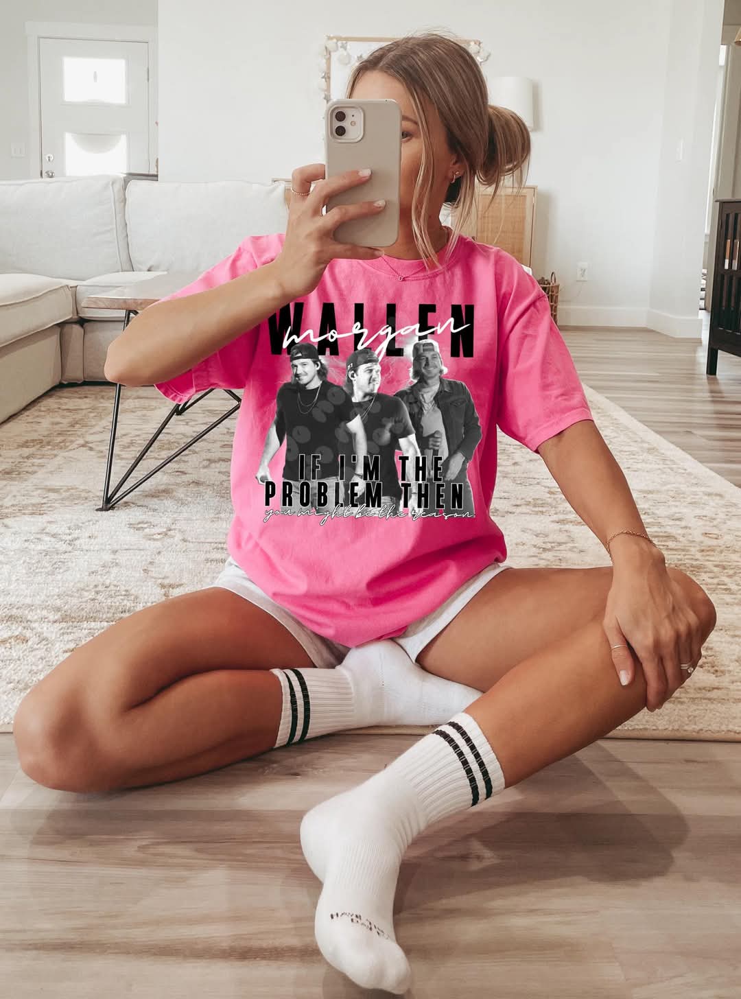 If I'm the problem you're the reason Morgan Wallen MW - DTF TRANSFER (LDC)