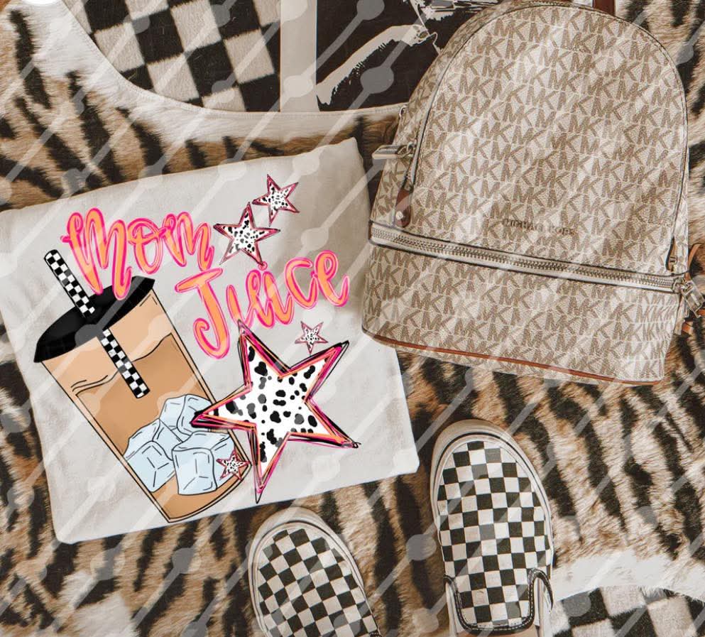 Mom Juice iced coffee - DTF TRANSFER (JBD)