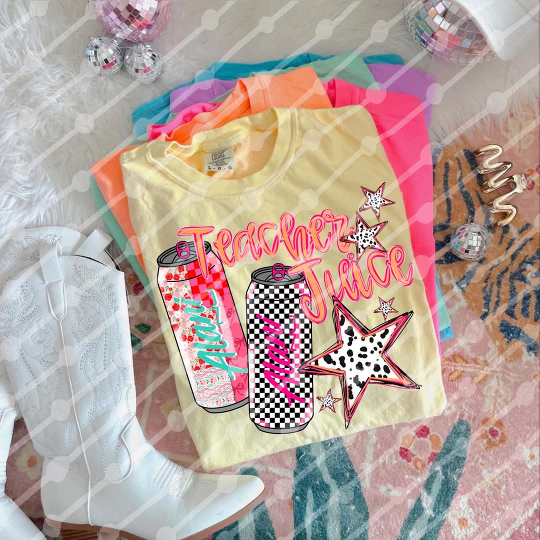 Teacher juice energy drink - DTF TRANSFER (JBD)