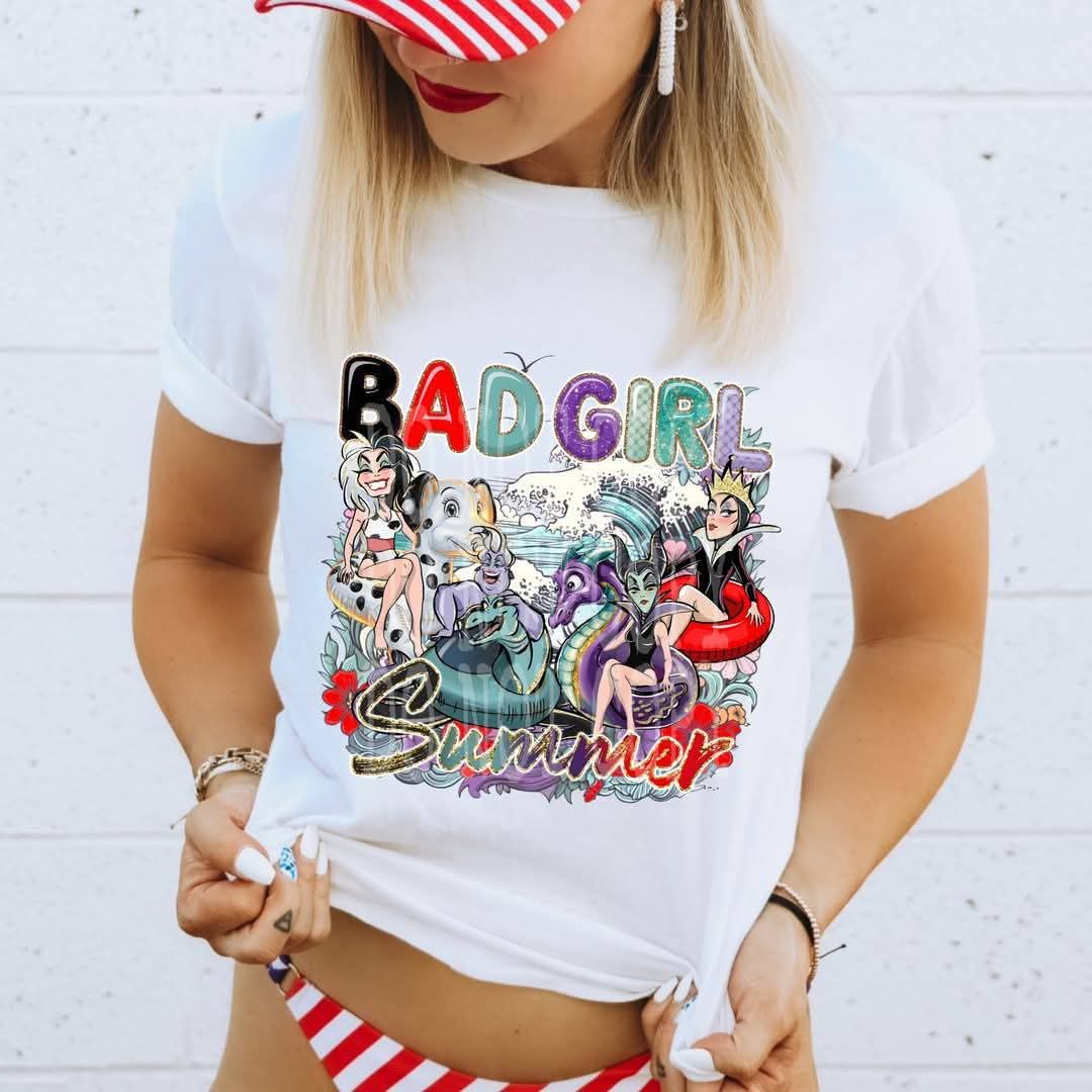 Bad girl summer - DTF TRANSFER (Villain Summer PHDC/SSDD)