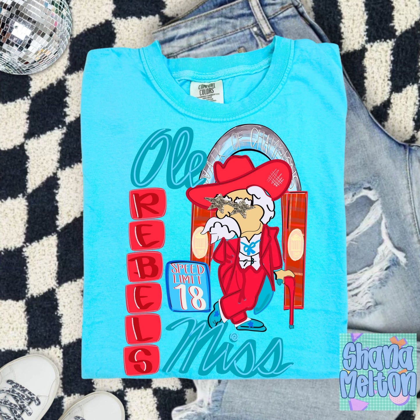 Rebels preppy hand drawn mascots - DTF TRANSFER (SYM)