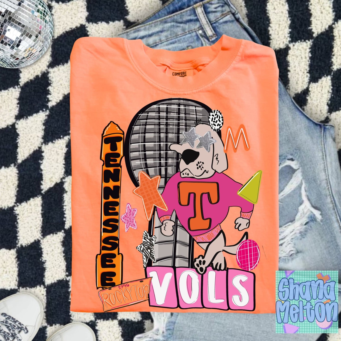 Vols preppy hand drawn mascots - DTF TRANSFER (SYM)