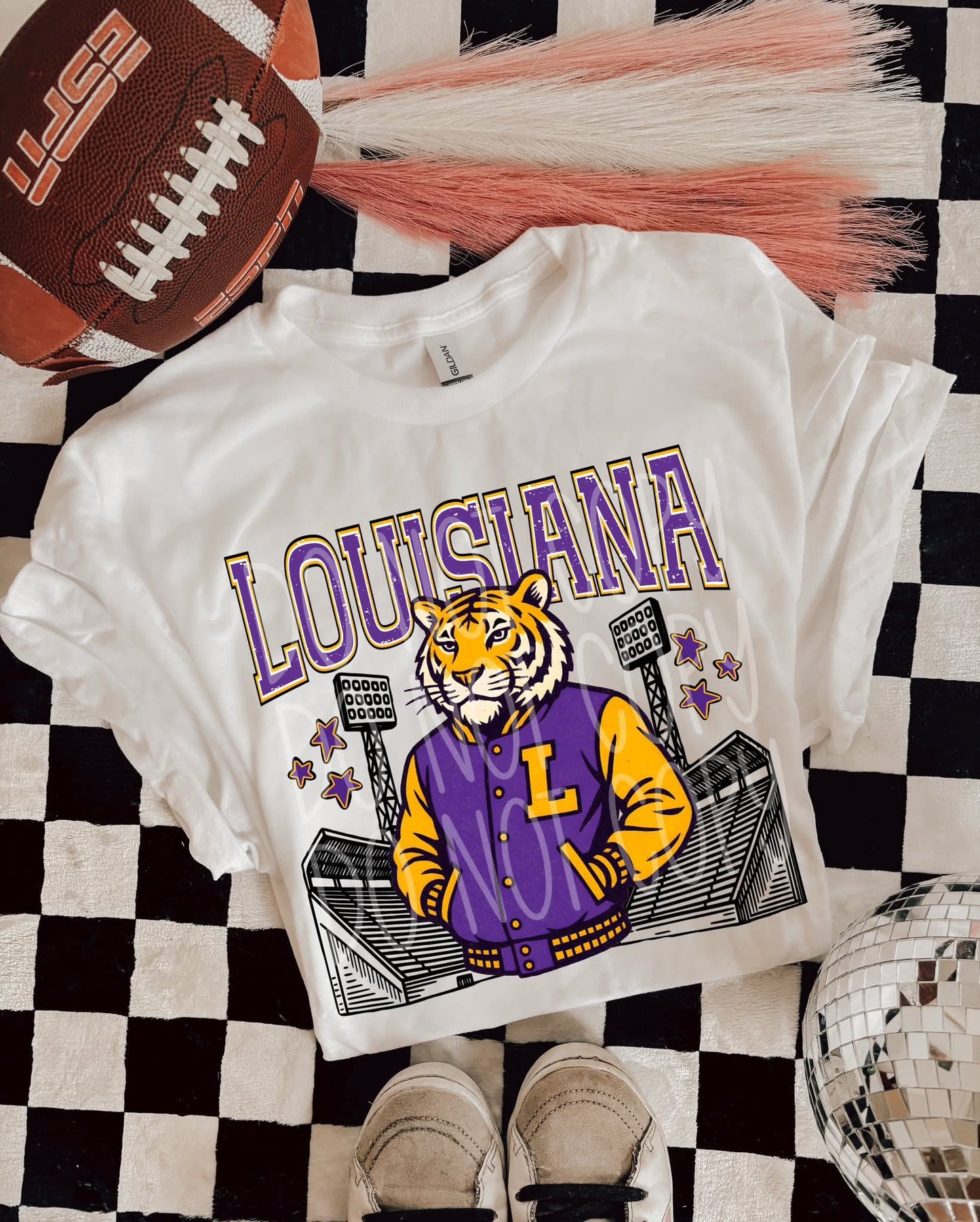 LSU Tigers ; Letterman jacket mascots (DTF TRANSFER) PHDC