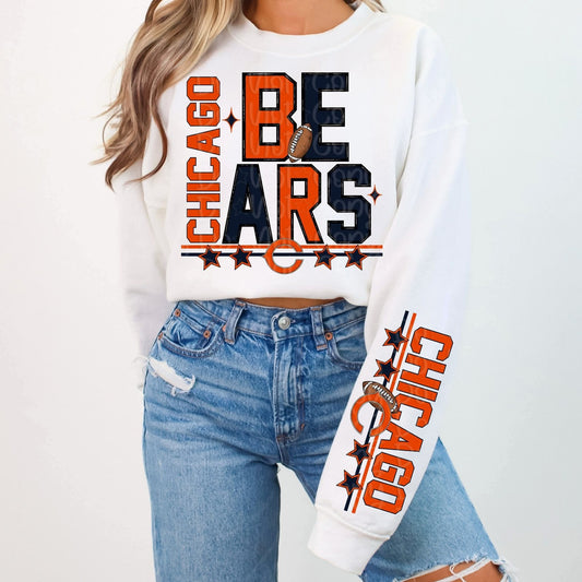 Bears stars - DTF TRANSFER (VDS AUG25)