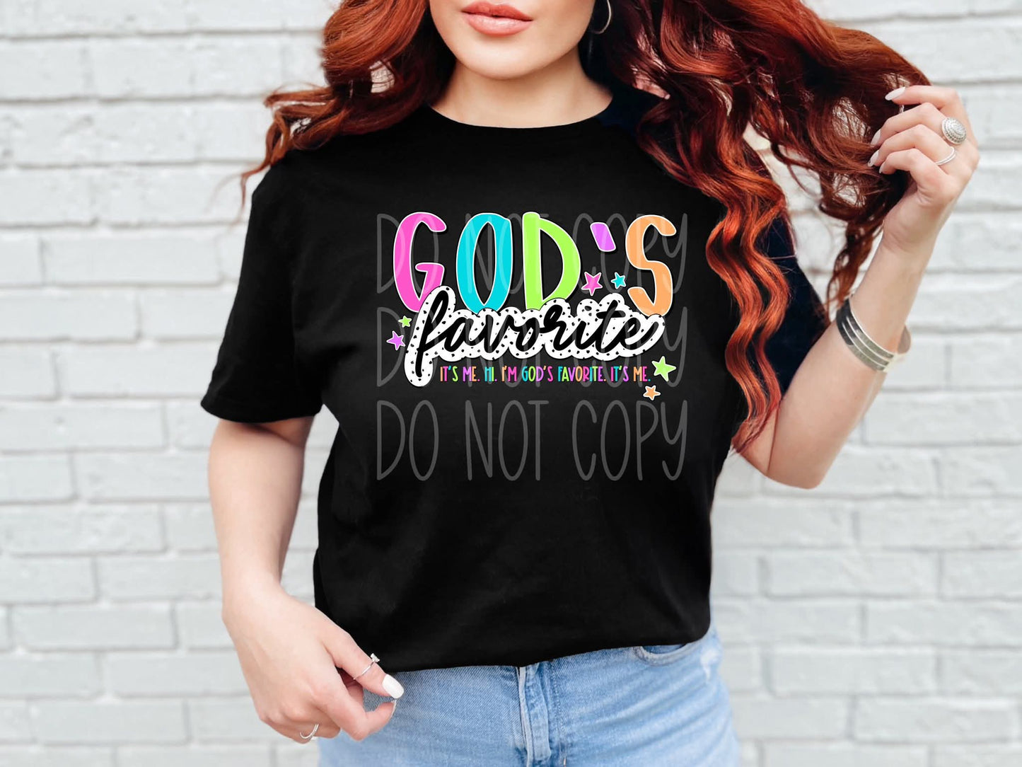 God's favorite (DTF TRANSFER) PHDC