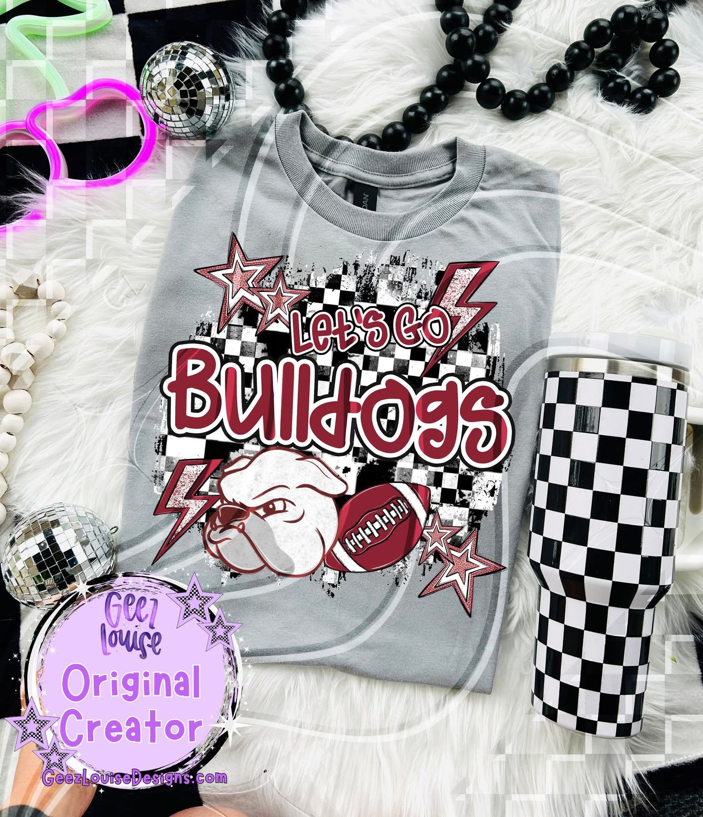 Let's go M Bulldogs - DTF TRANSFER (GL925)