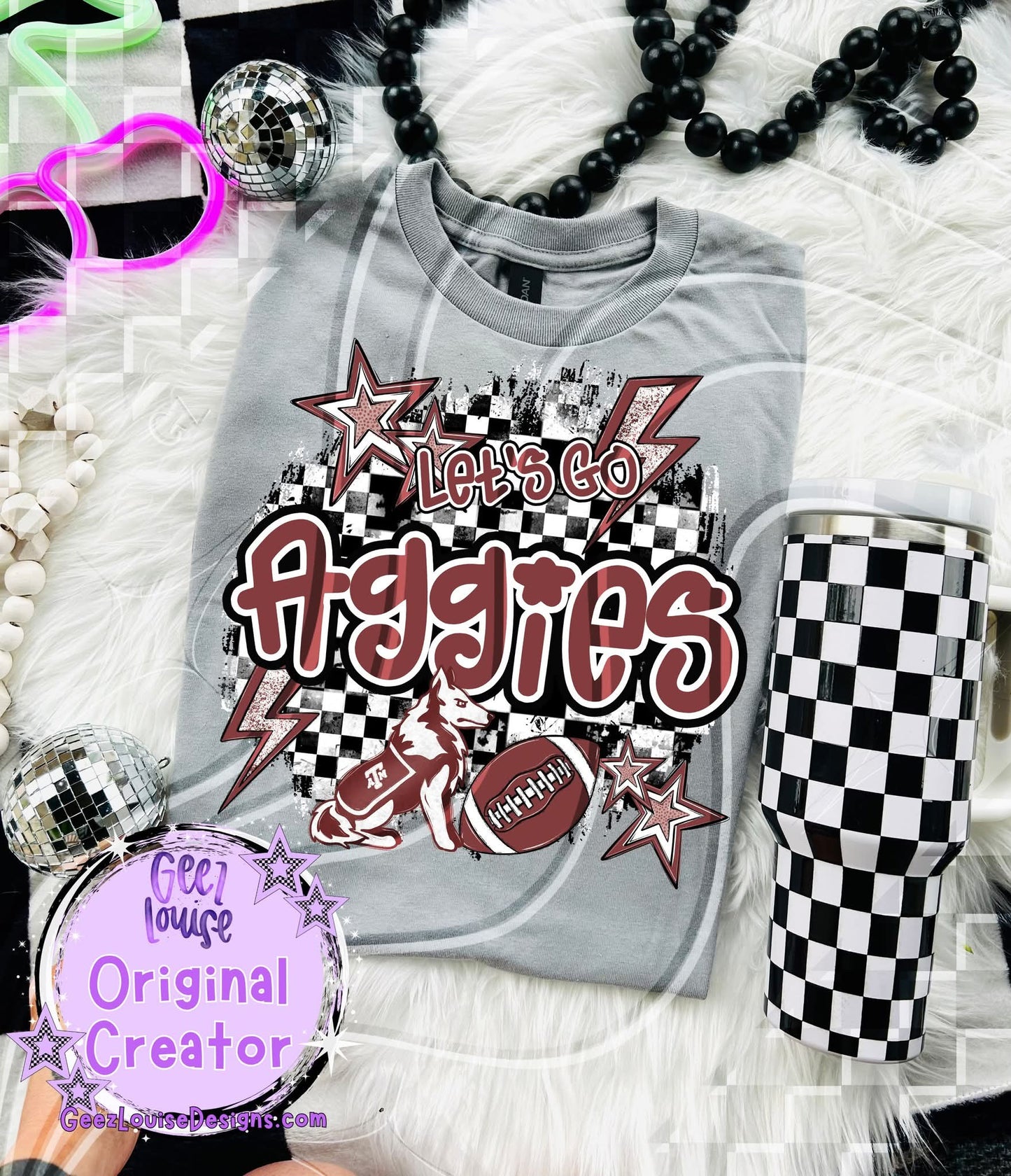 Let's go Aggies - DTF TRANSFER (GL925)