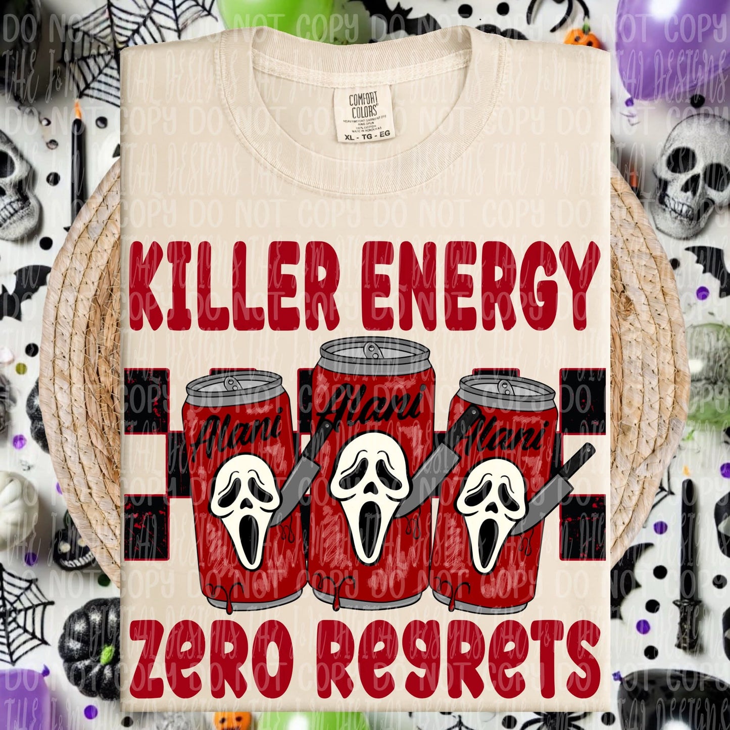 Killer energy zero regrets GF - DTF TRANSFER (JMD)