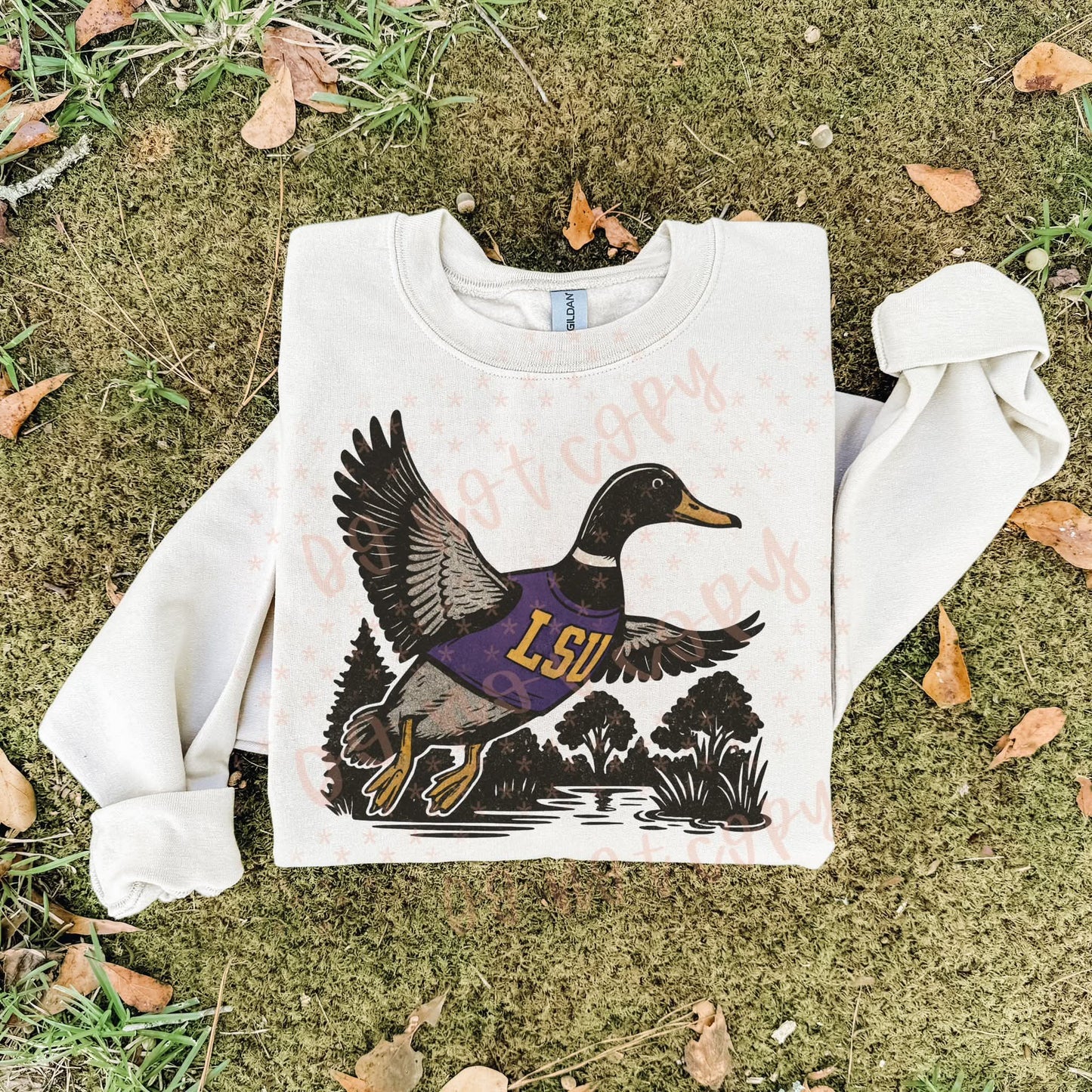 Lsu Tigers ; duck scene - DTF TRANSFER (SYM)