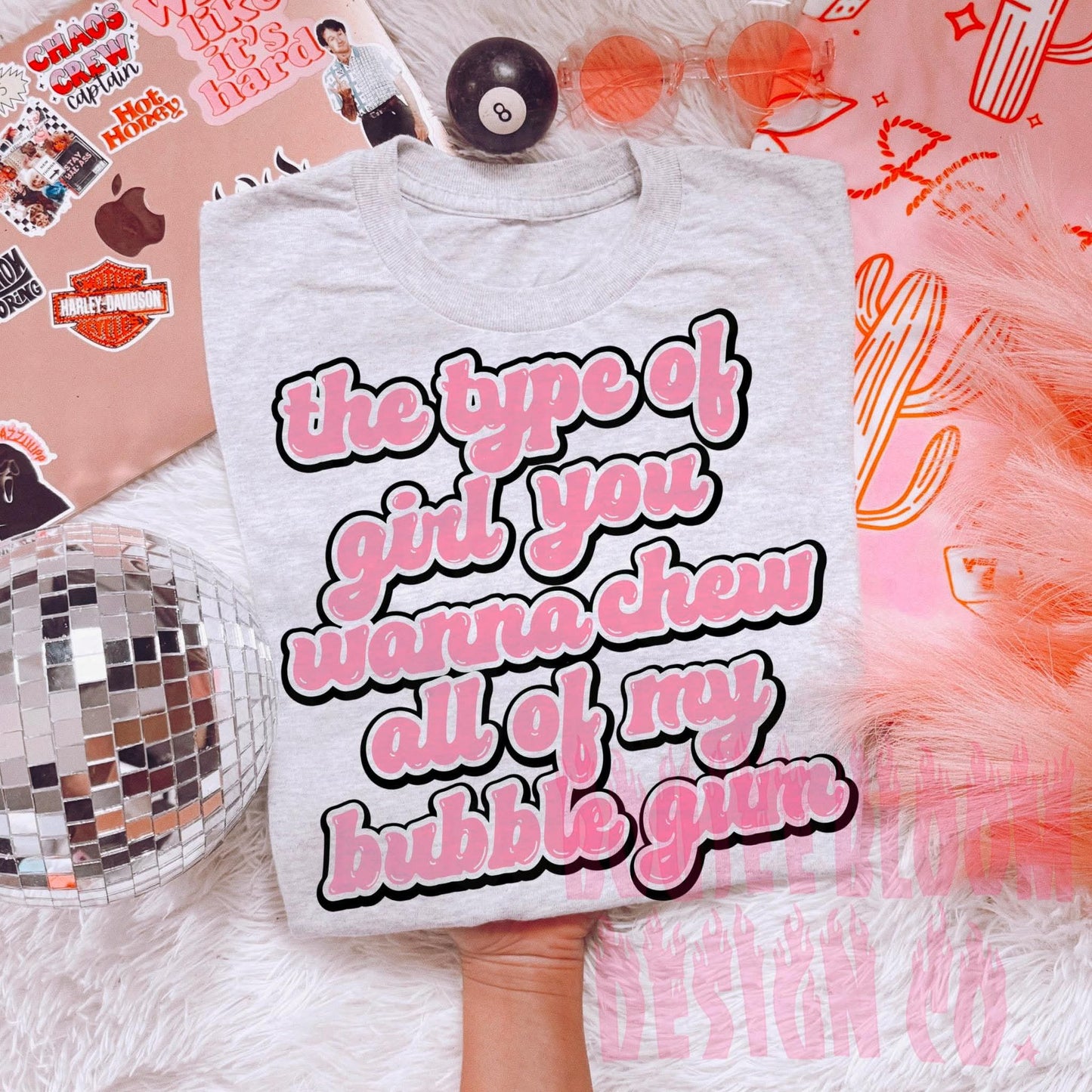 The type of girl bubblegum - DTF TRANSFER (BBDC)