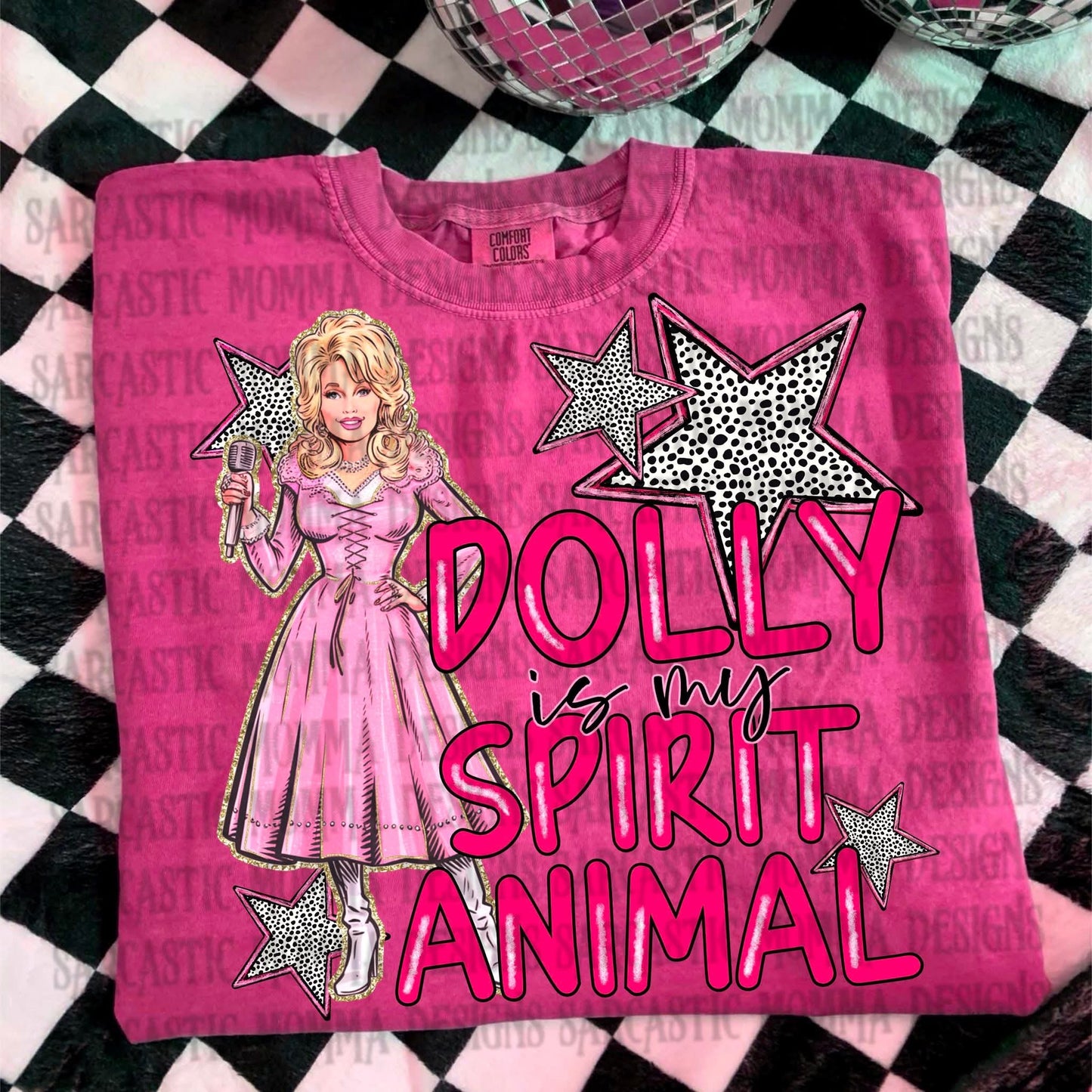 Dolly is my spirit animal - DTF TRANSFER (SMD)
