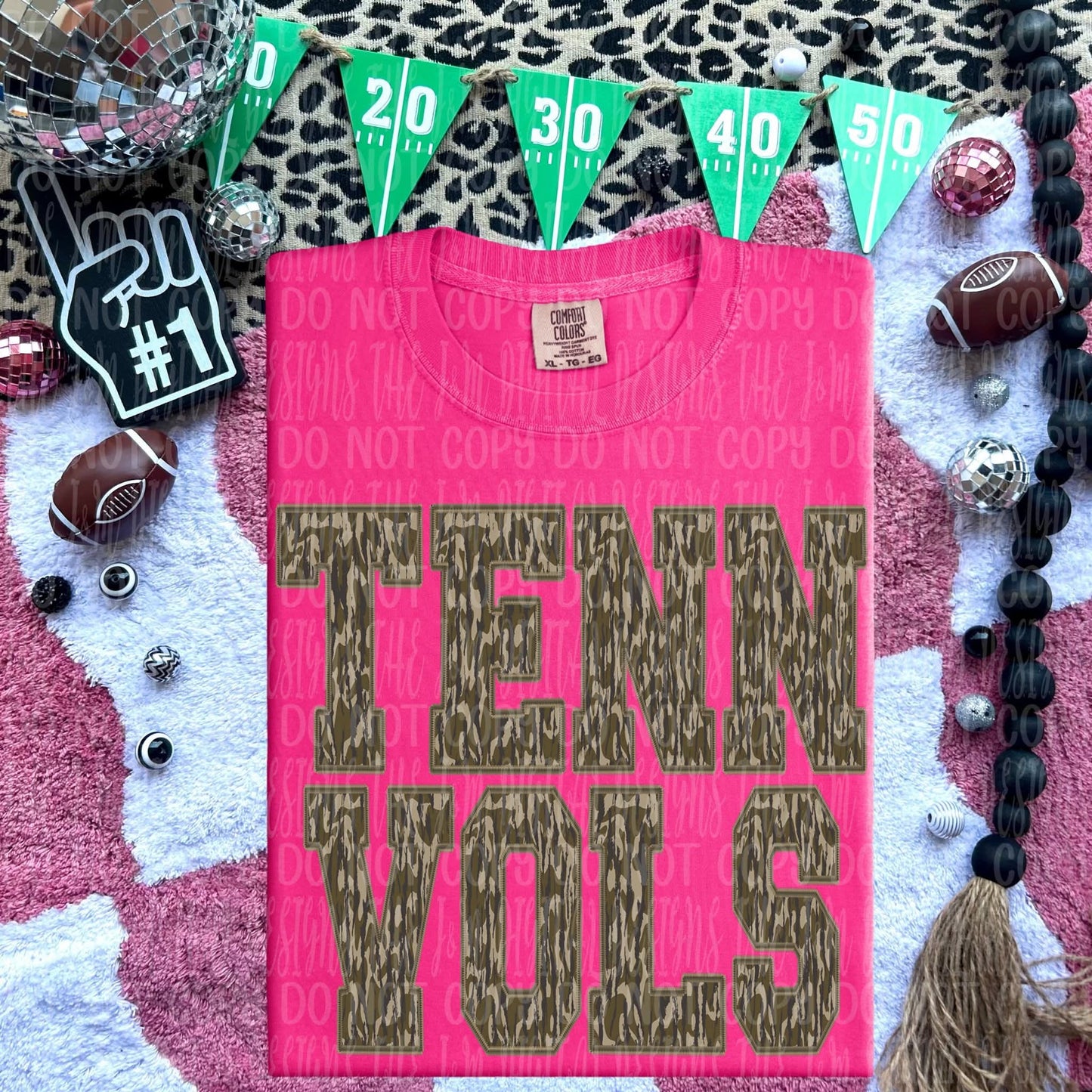 Tenn Vols ; camo stack - DTF TRANSFER (JMD)