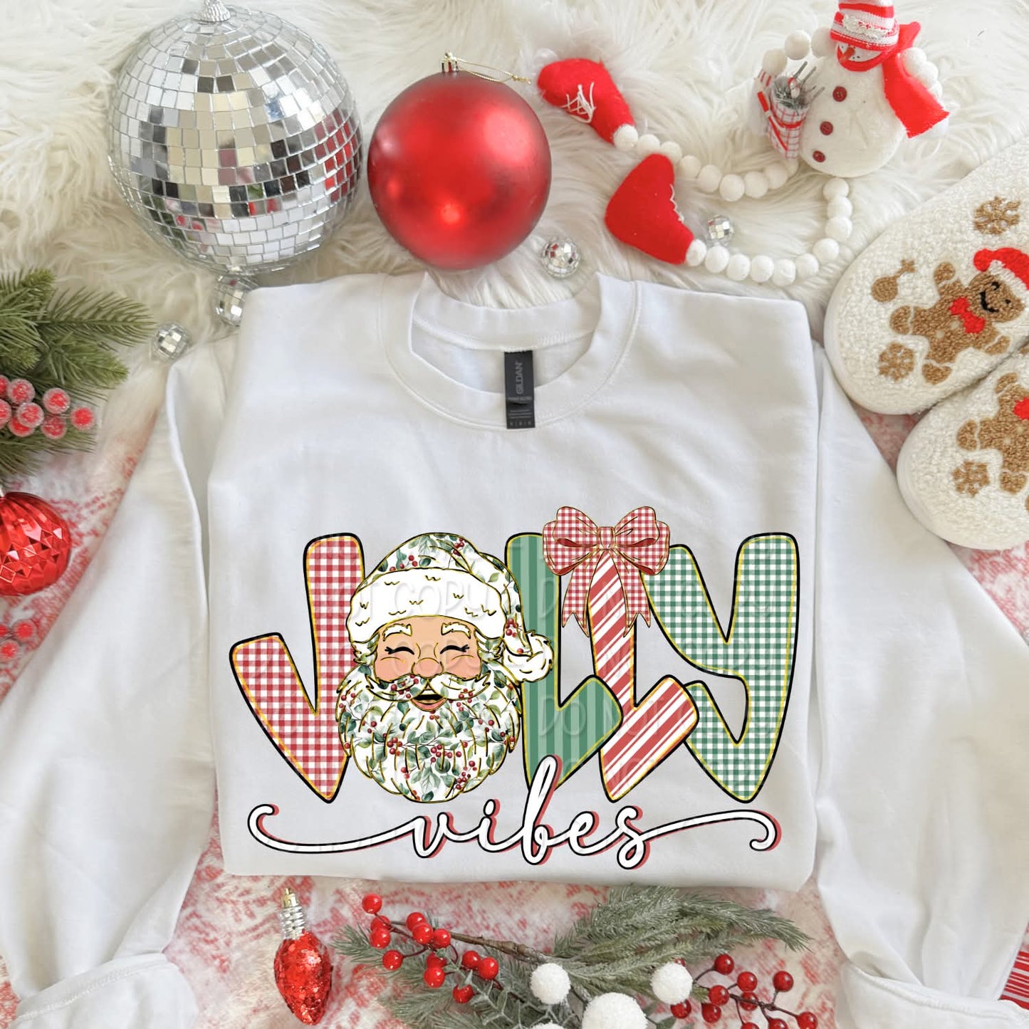 Jolly vibes Santa - DTF TRANSFER (DWS)