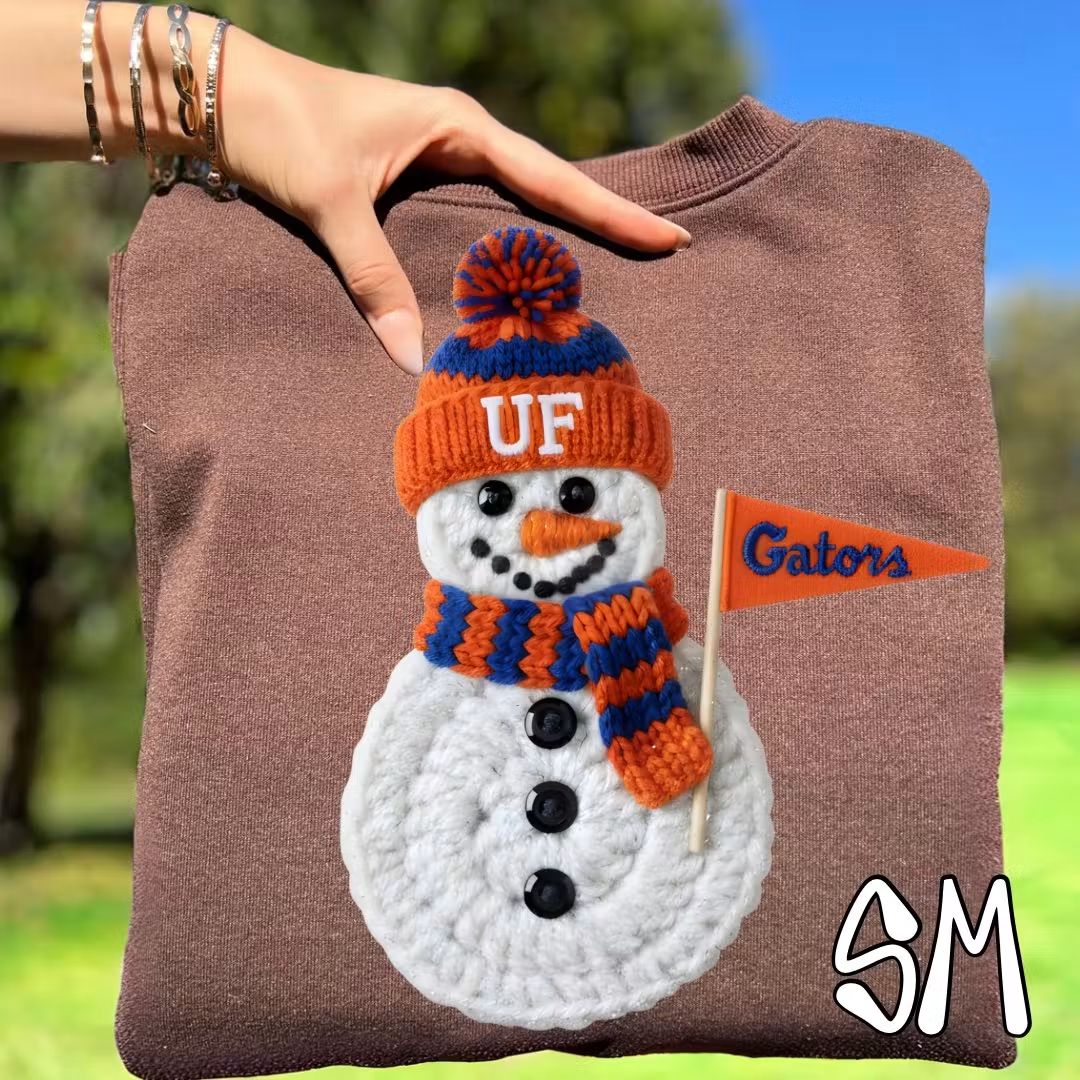 Gators ; snowman - DTF TRANSFER (SYM)
