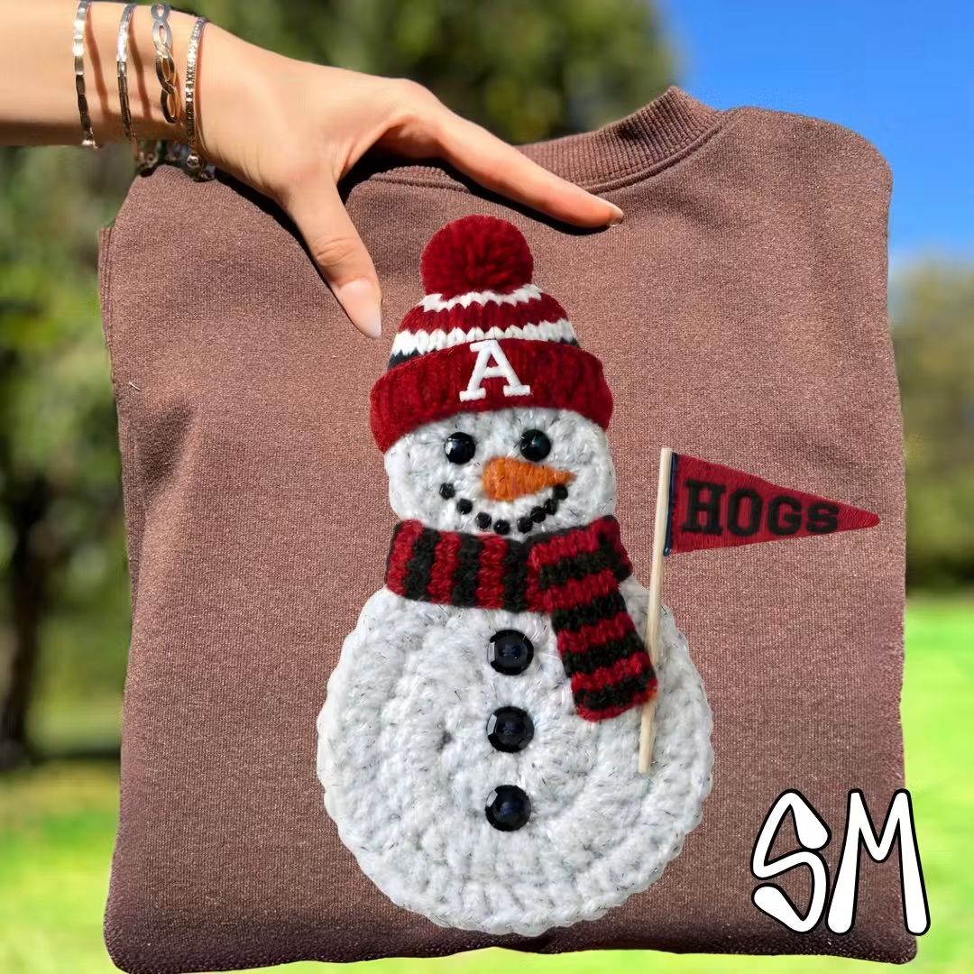 Hogs ; snowman - DTF TRANSFER (SYM)