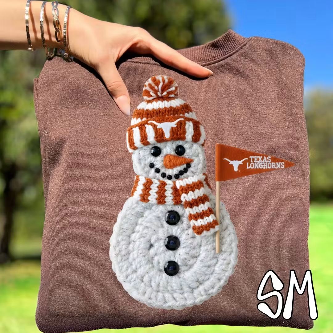 Longhorns ; snowman - DTF TRANSFER (SYM)