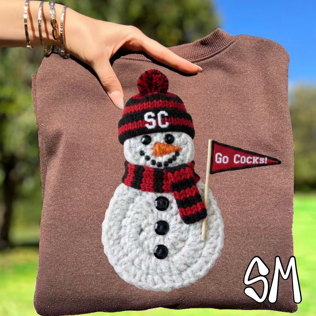 Gamecocks ; snowman - DTF TRANSFER (SYM)