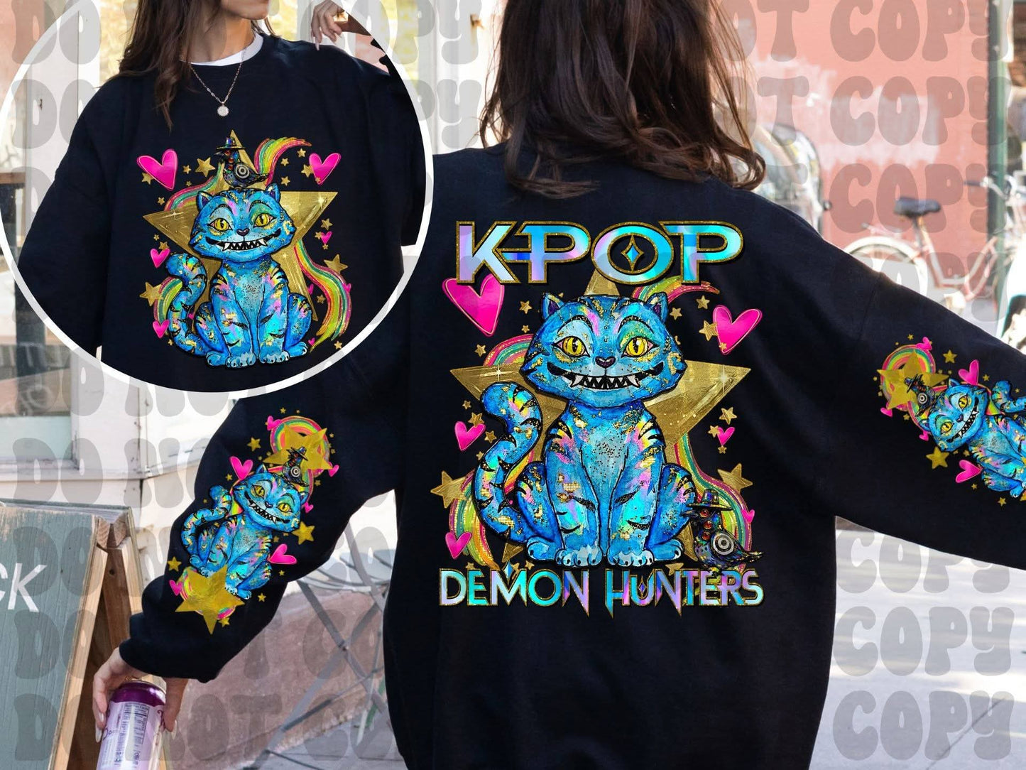 K cat colorful - DTF TRANSFER (SSDa)