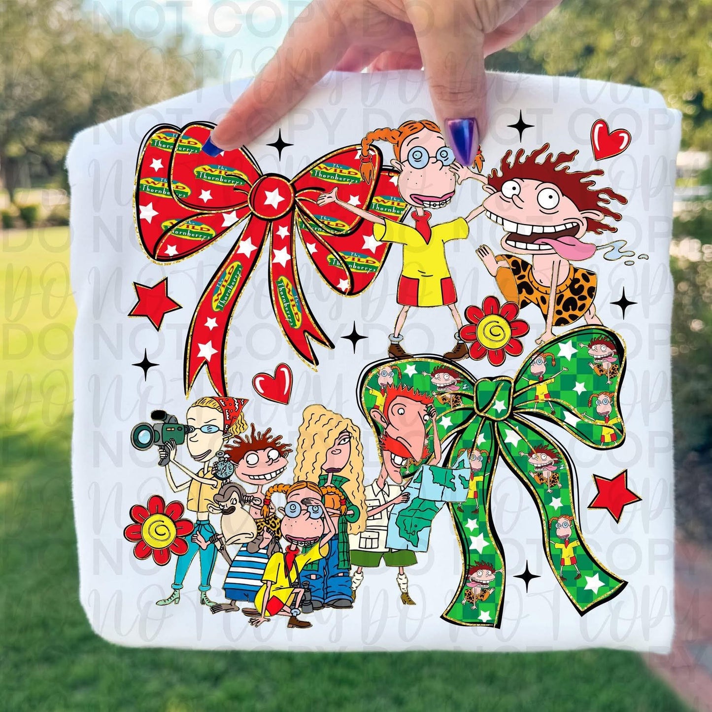 Wild bow collage Throwback cartoon (DTF TRANSFER) TUAC