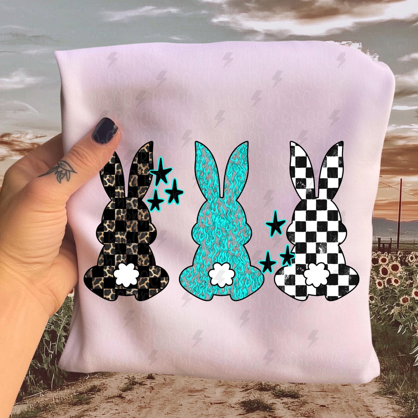 Boujee bunny easter - DTF TRANSFER (RMCC)