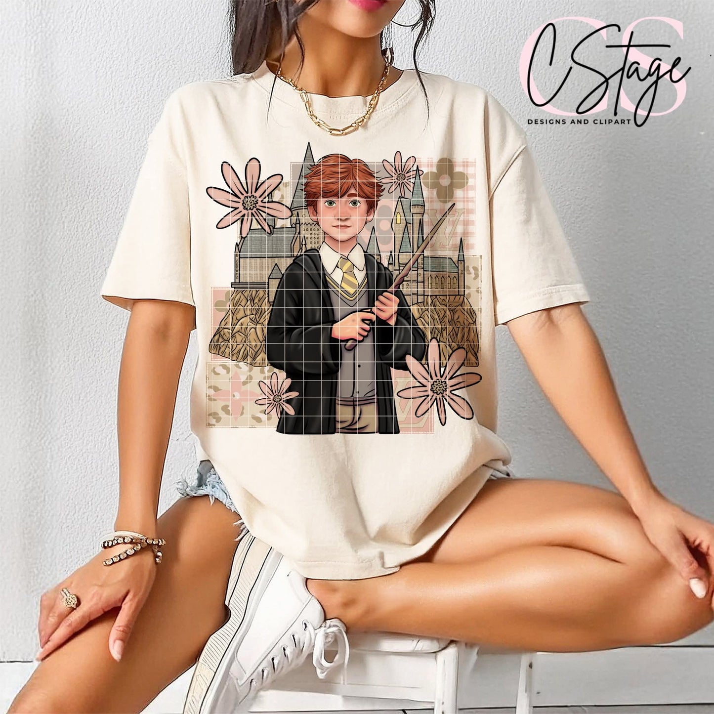HP 3 cheetah boho patchwork - DTF TRANSFER (CSD)