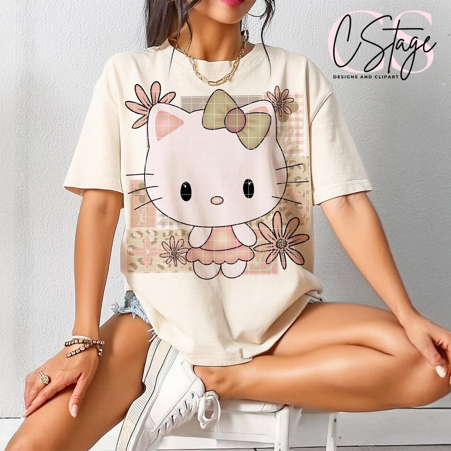 HK cheetah boho patchwork - DTF TRANSFER (CSD)