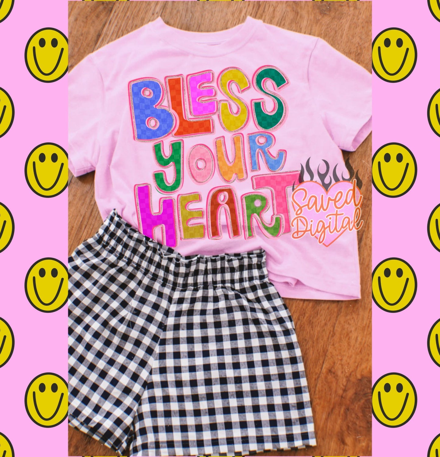 Bless Your Heart - DTF TRANSFER (SAVED)