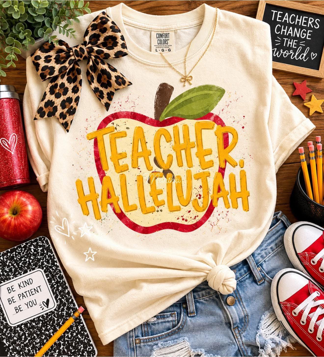 Teacher Hallelujah - DTF TRANSFER (TCC)